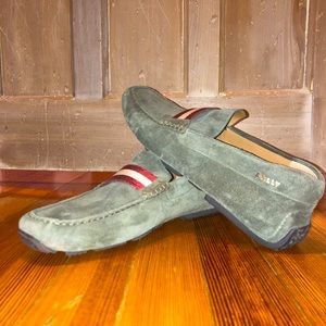 Bally Pearce Calf Suede Loafers